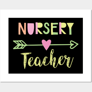 Nursery Teacher Gift Idea Posters and Art